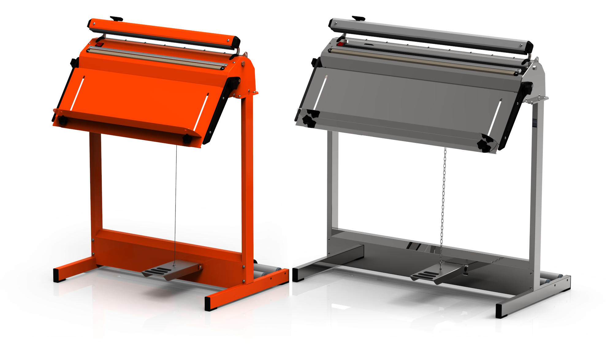BK-S orange impulse sealer and BK-SI inox impulse sealer