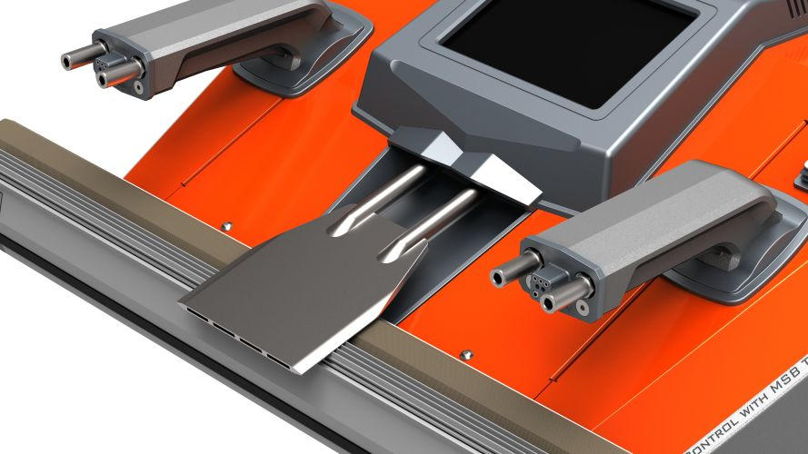 BK-V high performance industrial vacuum impulse sealer big nozzle